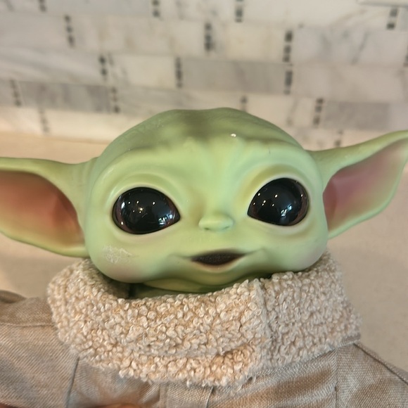 Mattel Star Wars plush body and plastic head Grogu. - Picture 2 of 6